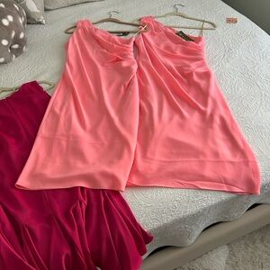 Trina Turk One Shoulder Dress in Pink